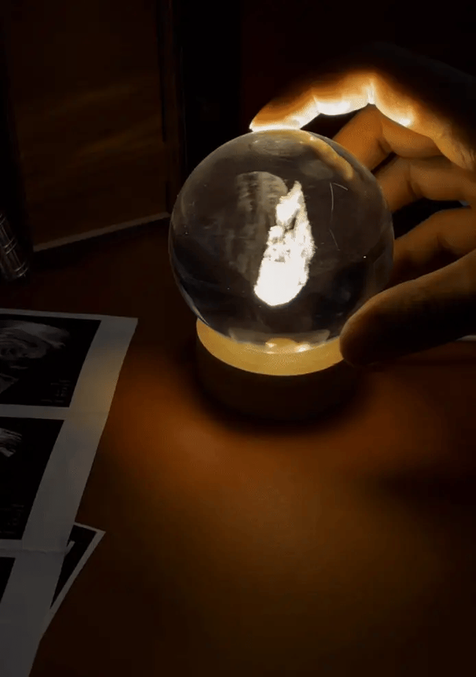 Esfera de Cristal Personalizada