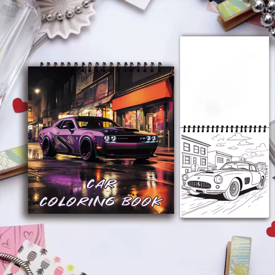 Car Coloring Book