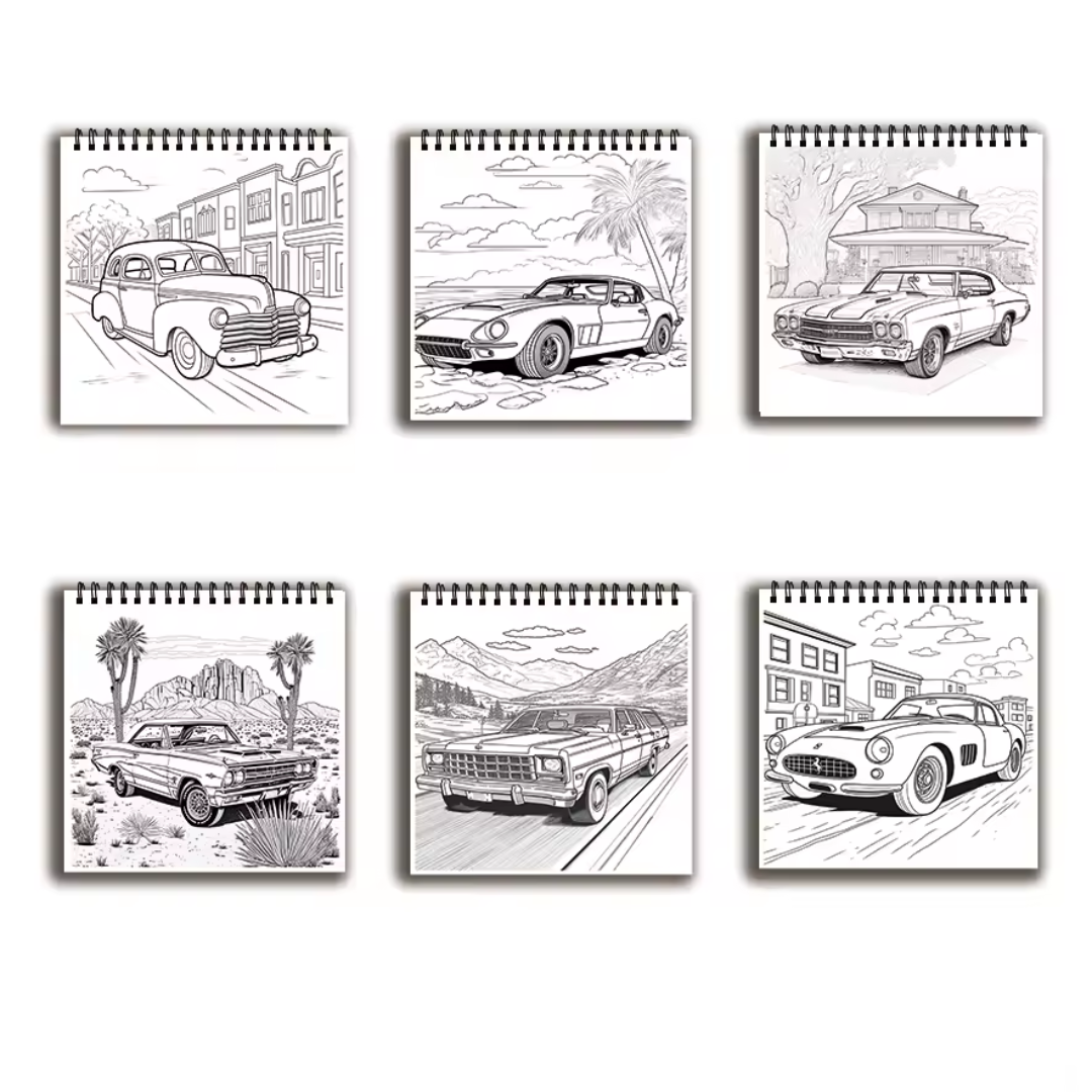 Car Coloring Book
