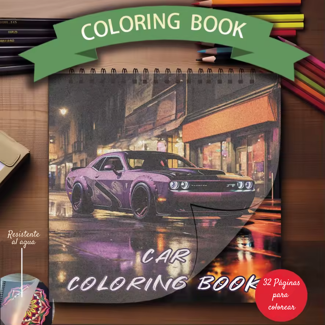 Car Coloring Book