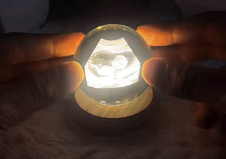 Esfera de Cristal Personalizada